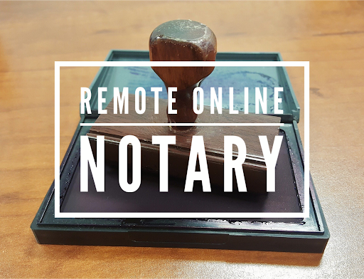 Remote online notary