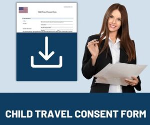 Child travel consent form 