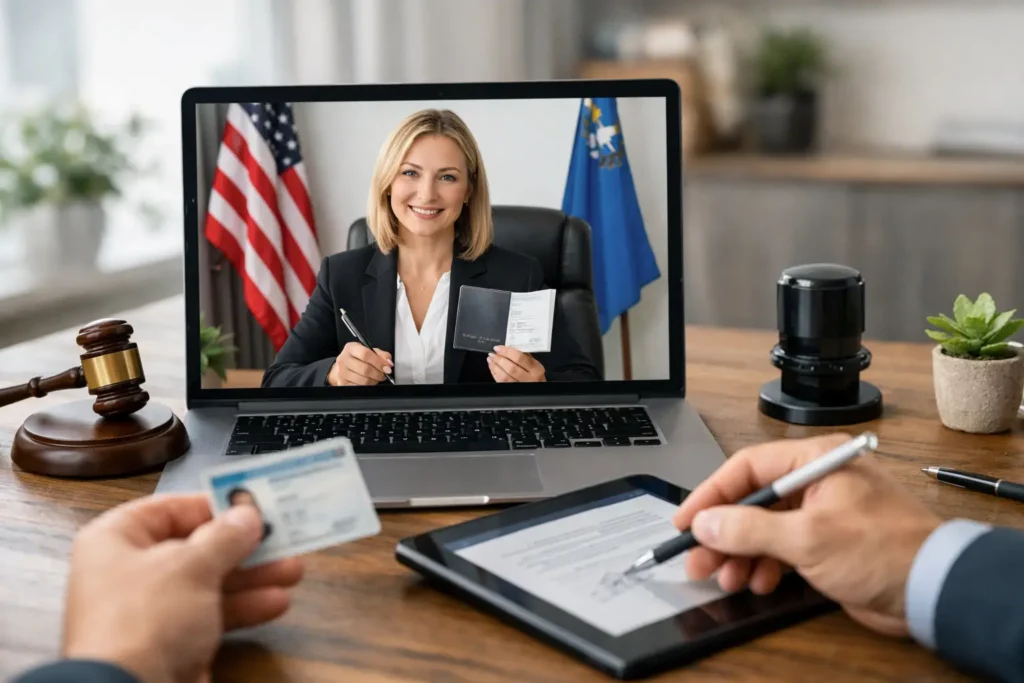 What an Online Notary Nevada Appointment Requires