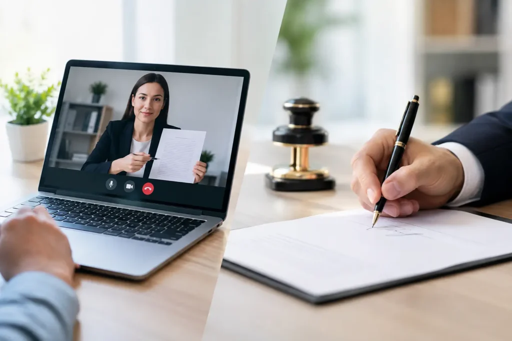 Online Notarization Versus Wet Signatures